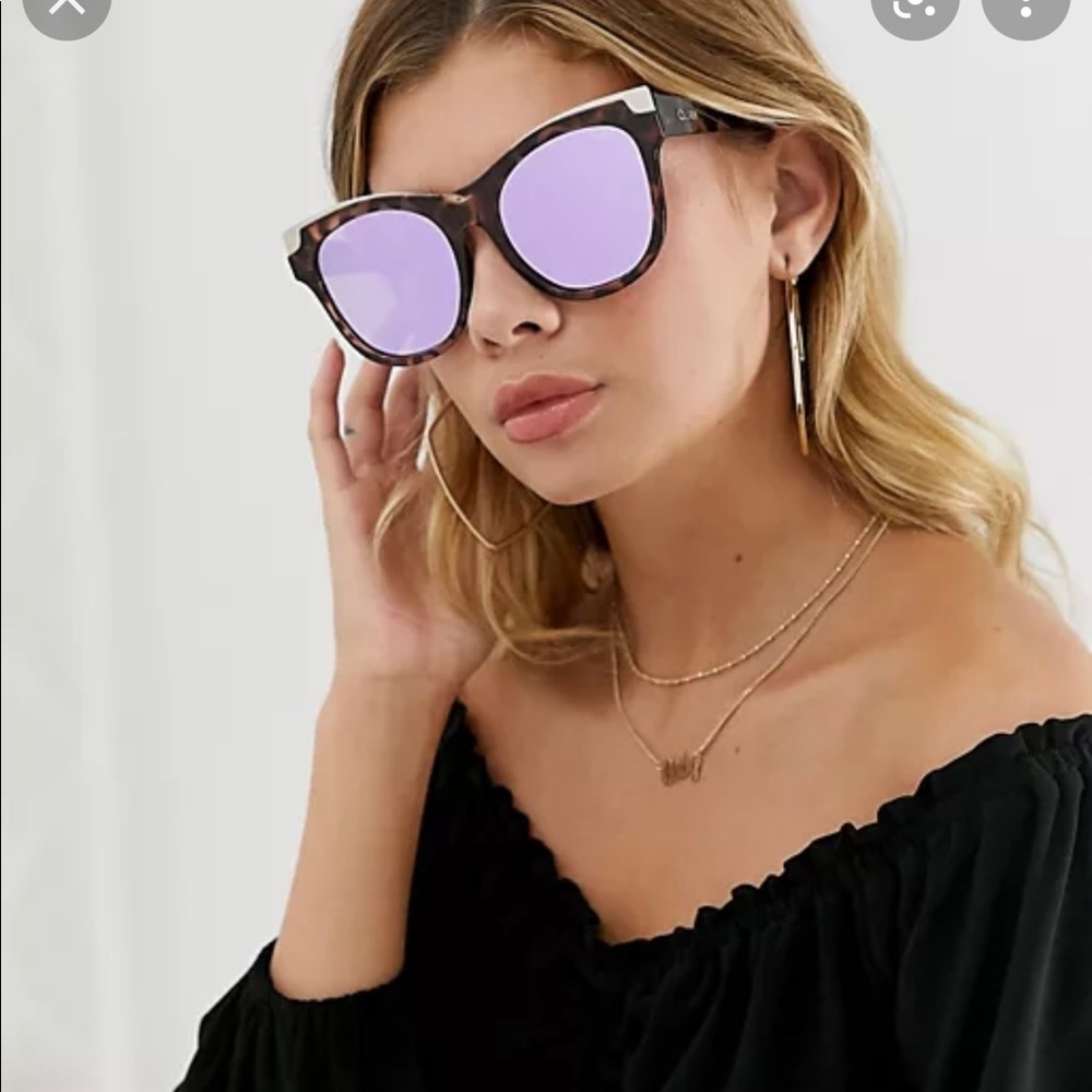Quay Australia It’s My Way Gold sunglasses